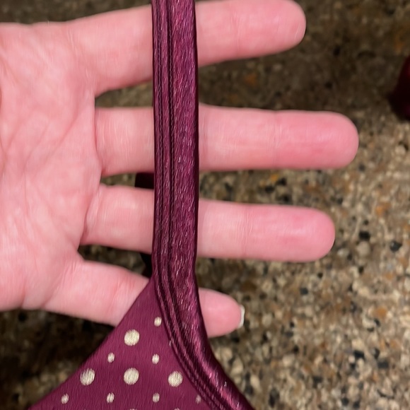 Cacique French Full Coverage Cooling Bra Burgundy Gold Size 40D - Picture 5 of 8